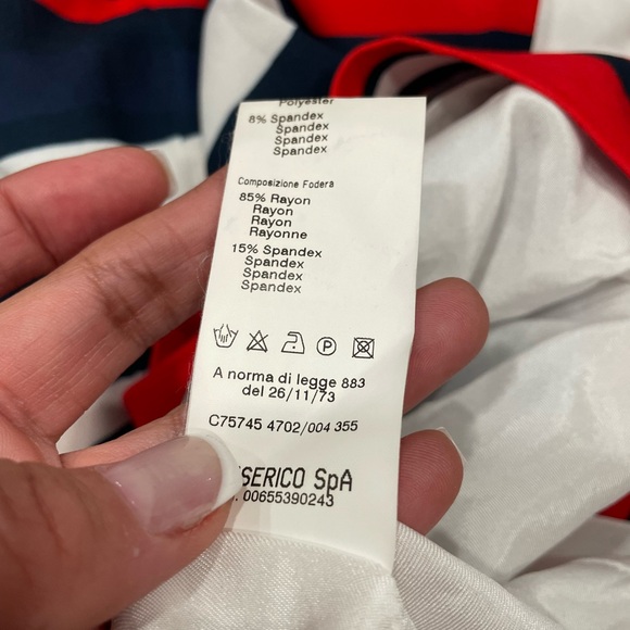 PESERICO STRIPED DRESS - Picture 9 of 11